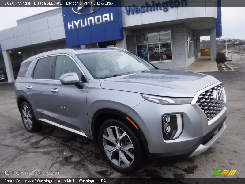 Lagoon Silver / Black/Gray 2020 Hyundai Palisade SEL AWD