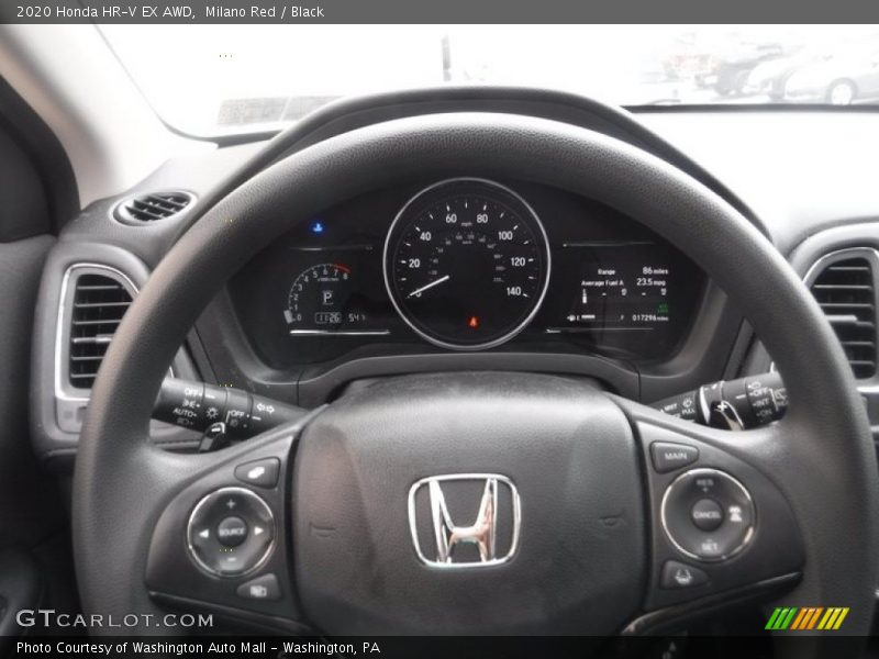 Milano Red / Black 2020 Honda HR-V EX AWD