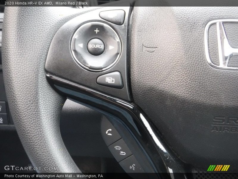 Milano Red / Black 2020 Honda HR-V EX AWD