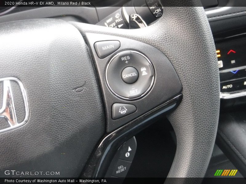 Milano Red / Black 2020 Honda HR-V EX AWD