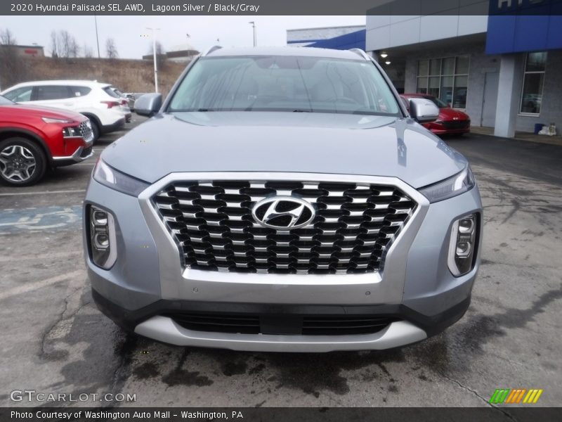 Lagoon Silver / Black/Gray 2020 Hyundai Palisade SEL AWD