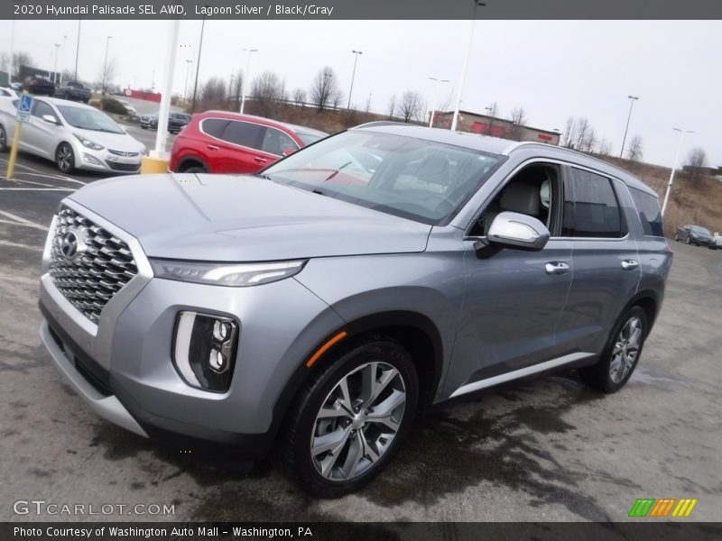 Lagoon Silver / Black/Gray 2020 Hyundai Palisade SEL AWD