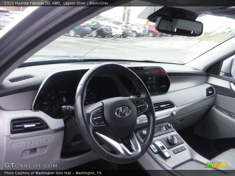 Lagoon Silver / Black/Gray 2020 Hyundai Palisade SEL AWD