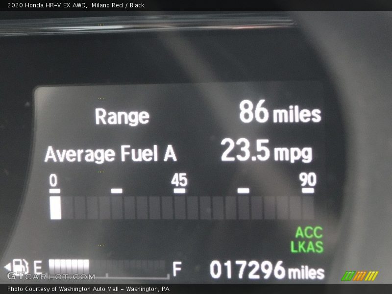 Milano Red / Black 2020 Honda HR-V EX AWD