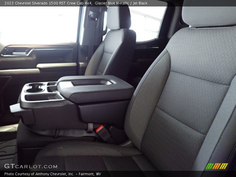 Glacier Blue Metallic / Jet Black 2023 Chevrolet Silverado 1500 RST Crew Cab 4x4