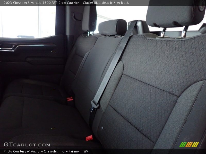 Glacier Blue Metallic / Jet Black 2023 Chevrolet Silverado 1500 RST Crew Cab 4x4