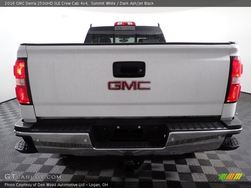 Summit White / Dark Ash/Jet Black 2016 GMC Sierra 2500HD SLE Crew Cab 4x4