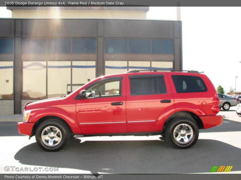 Flame Red / Medium Slate Gray 2005 Dodge Durango Limited 4x4