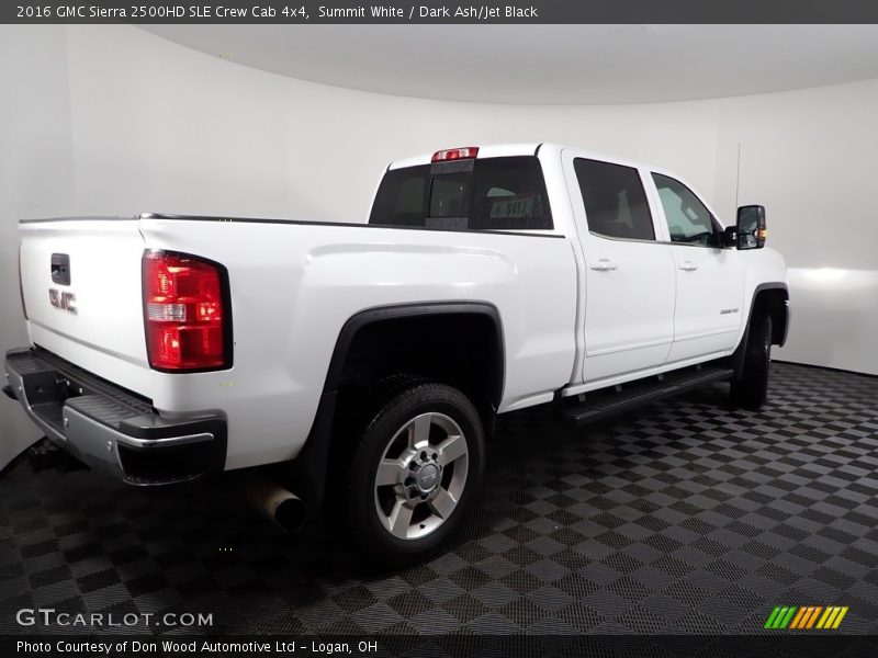 Summit White / Dark Ash/Jet Black 2016 GMC Sierra 2500HD SLE Crew Cab 4x4