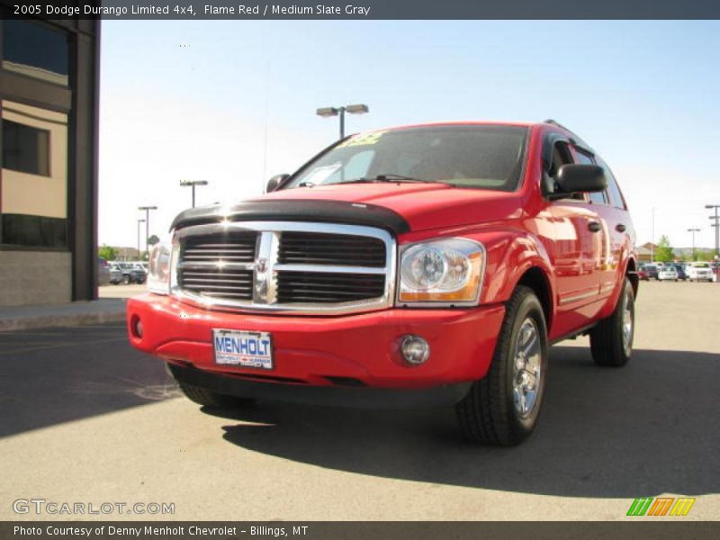 Flame Red / Medium Slate Gray 2005 Dodge Durango Limited 4x4