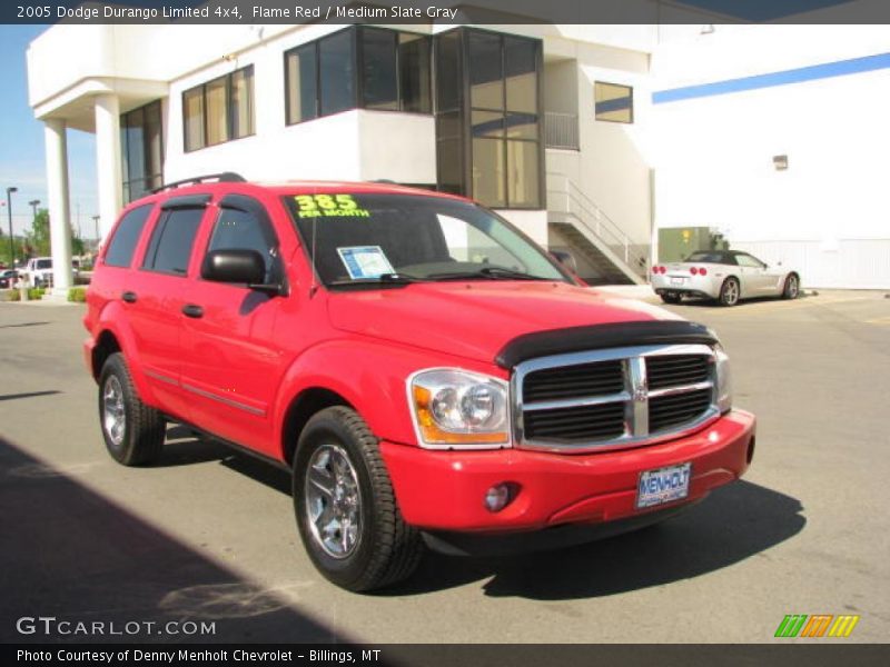 Flame Red / Medium Slate Gray 2005 Dodge Durango Limited 4x4