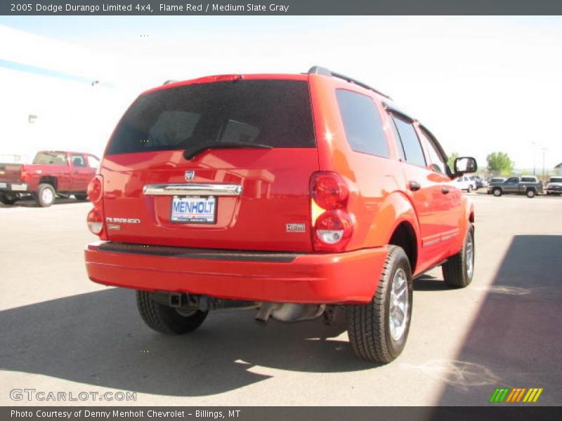 Flame Red / Medium Slate Gray 2005 Dodge Durango Limited 4x4