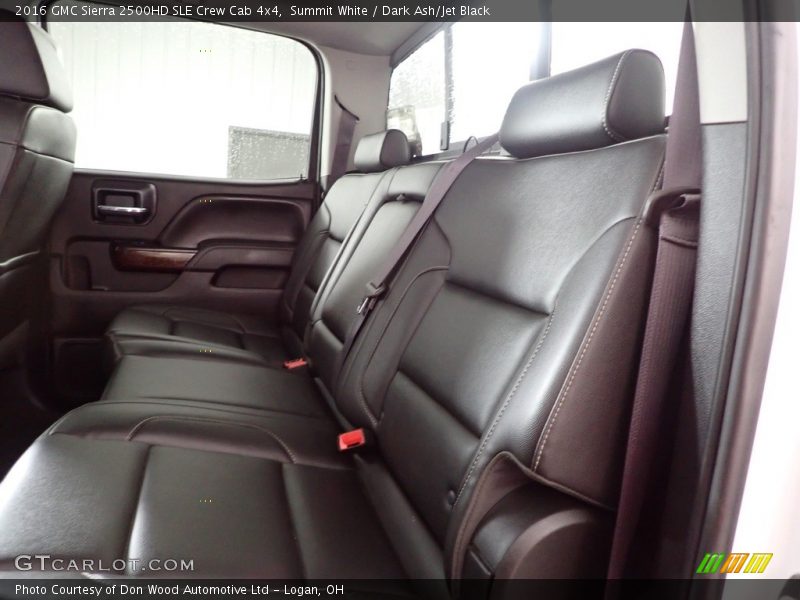 Rear Seat of 2016 Sierra 2500HD SLE Crew Cab 4x4