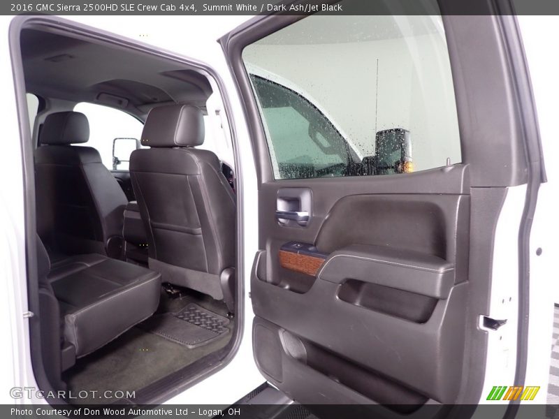 Summit White / Dark Ash/Jet Black 2016 GMC Sierra 2500HD SLE Crew Cab 4x4