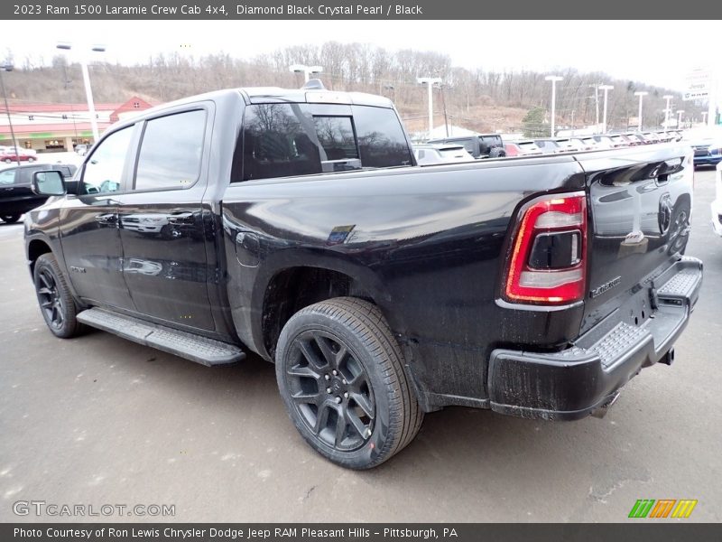 Diamond Black Crystal Pearl / Black 2023 Ram 1500 Laramie Crew Cab 4x4