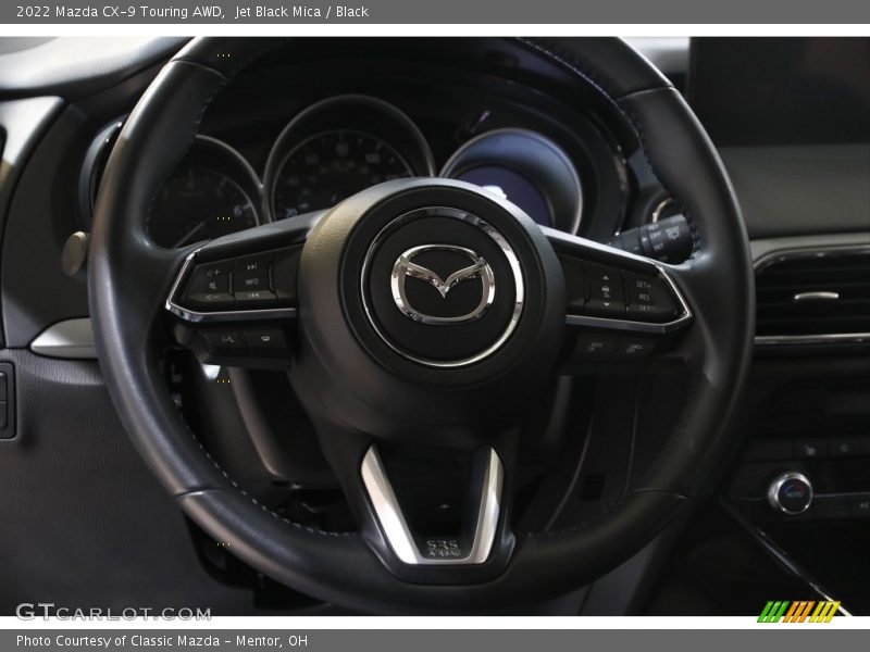 Jet Black Mica / Black 2022 Mazda CX-9 Touring AWD