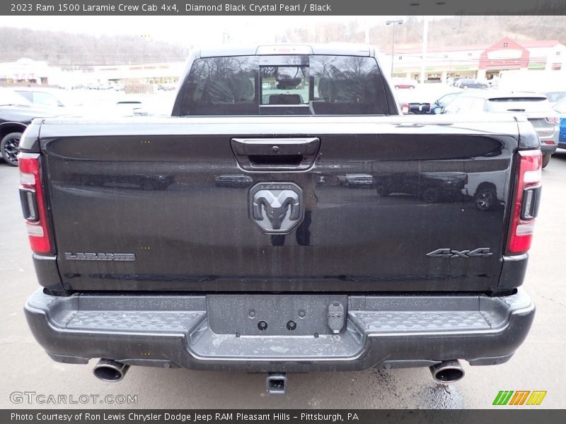 Diamond Black Crystal Pearl / Black 2023 Ram 1500 Laramie Crew Cab 4x4