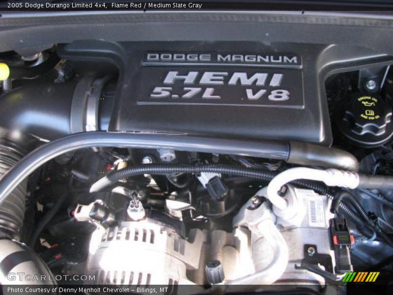 Flame Red / Medium Slate Gray 2005 Dodge Durango Limited 4x4