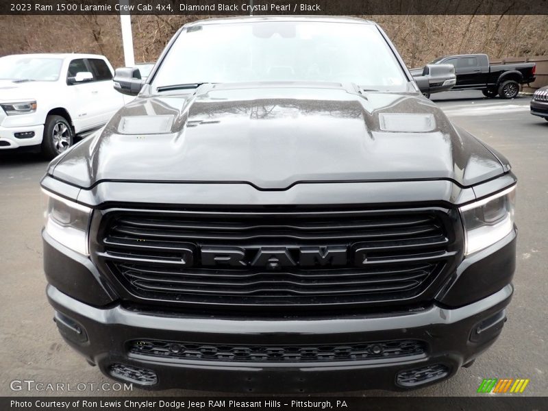 Diamond Black Crystal Pearl / Black 2023 Ram 1500 Laramie Crew Cab 4x4