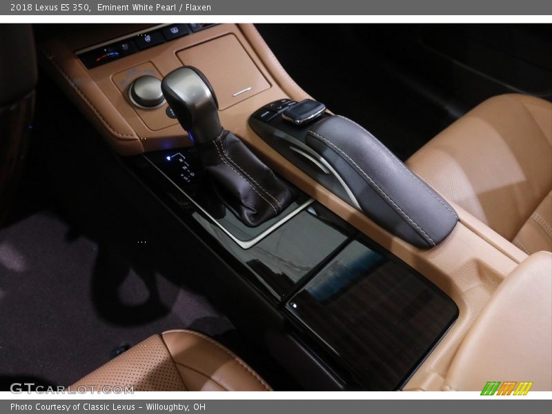 Eminent White Pearl / Flaxen 2018 Lexus ES 350