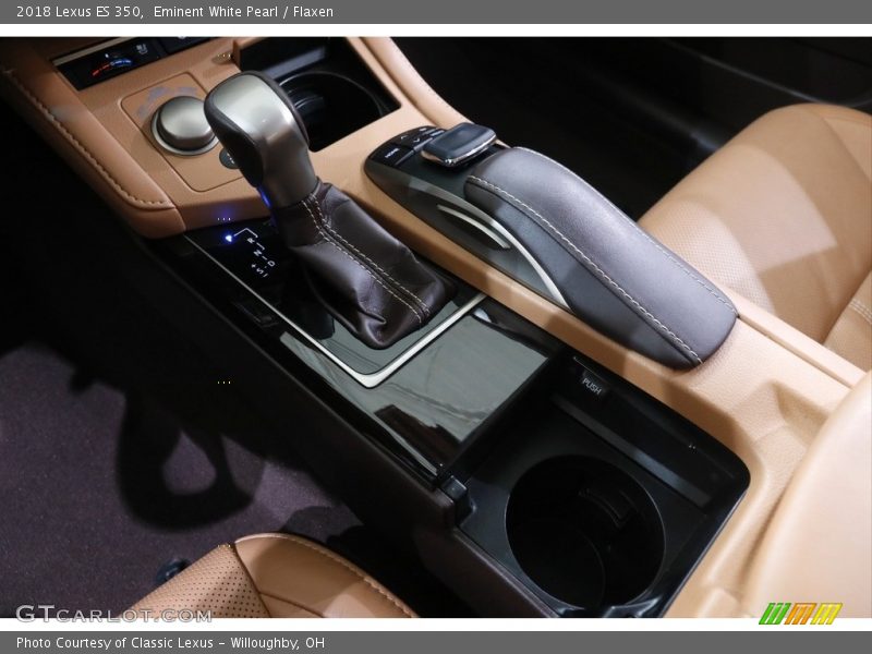 Eminent White Pearl / Flaxen 2018 Lexus ES 350