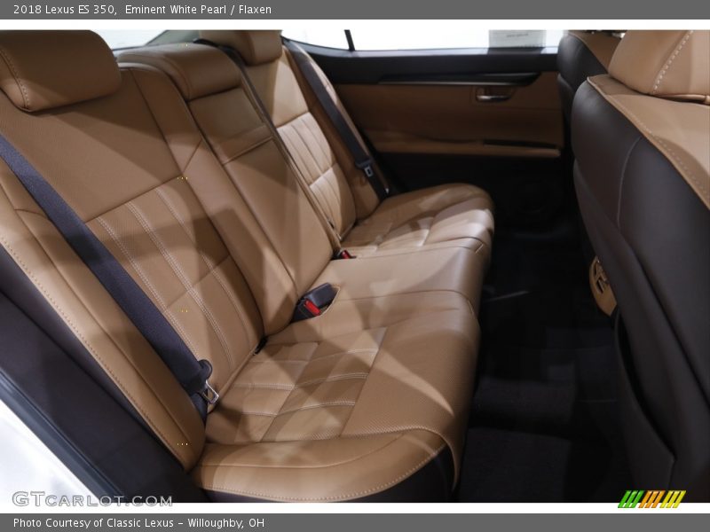 Eminent White Pearl / Flaxen 2018 Lexus ES 350
