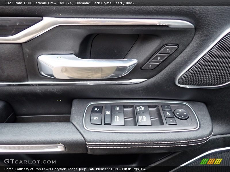 Diamond Black Crystal Pearl / Black 2023 Ram 1500 Laramie Crew Cab 4x4