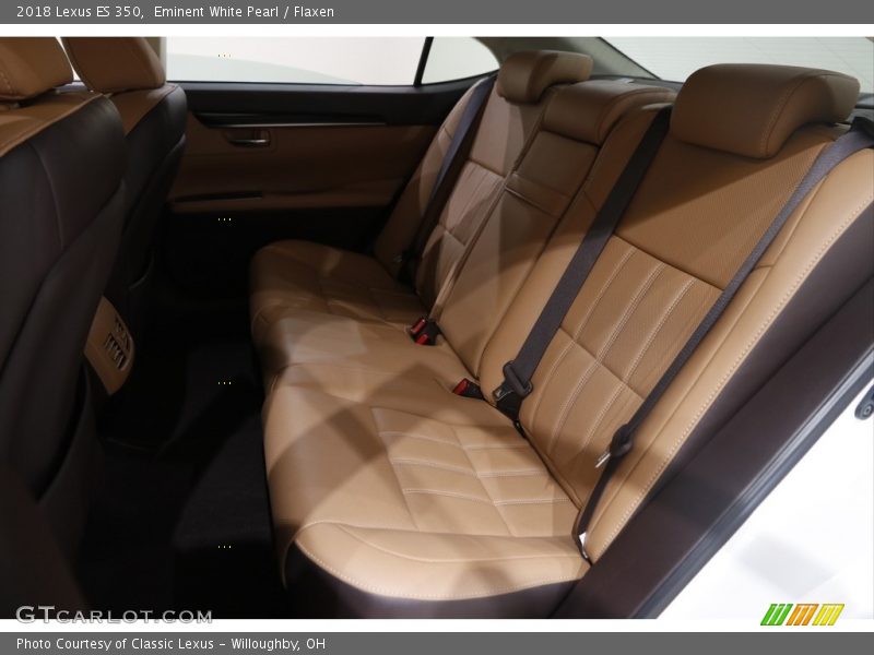 Eminent White Pearl / Flaxen 2018 Lexus ES 350