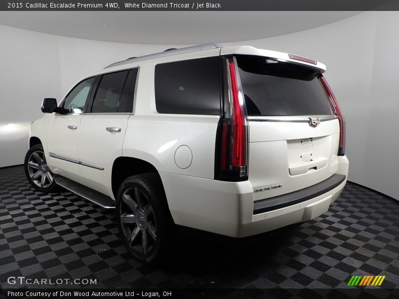 White Diamond Tricoat / Jet Black 2015 Cadillac Escalade Premium 4WD