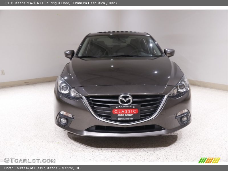 Titanium Flash Mica / Black 2016 Mazda MAZDA3 i Touring 4 Door
