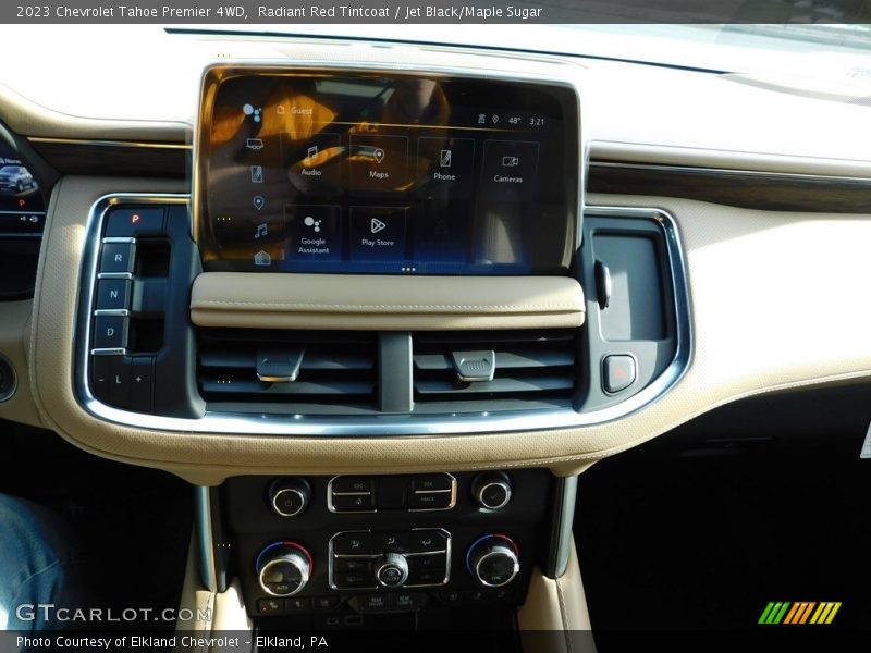 Controls of 2023 Tahoe Premier 4WD