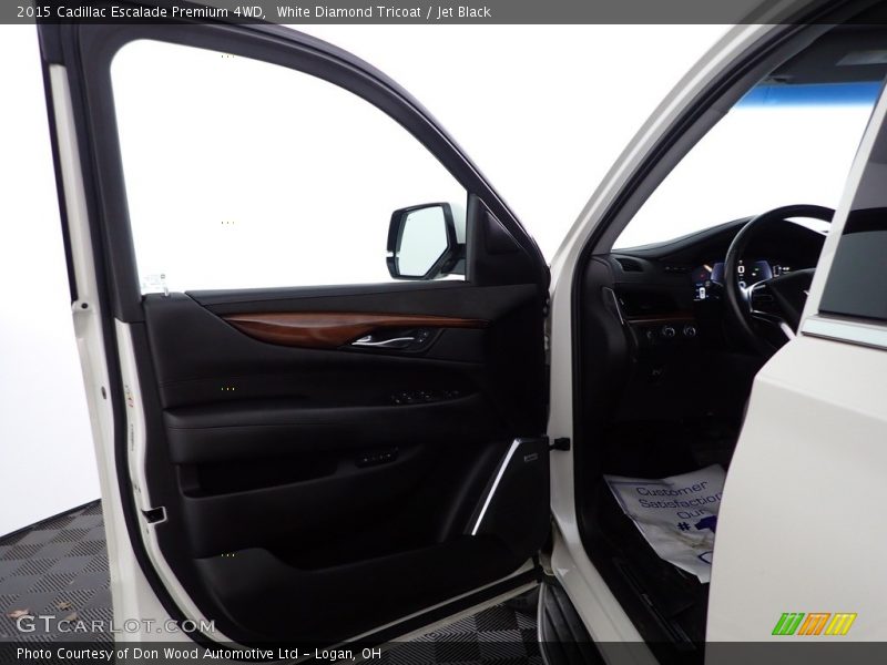 White Diamond Tricoat / Jet Black 2015 Cadillac Escalade Premium 4WD