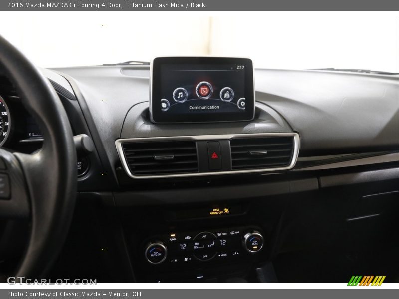 Titanium Flash Mica / Black 2016 Mazda MAZDA3 i Touring 4 Door