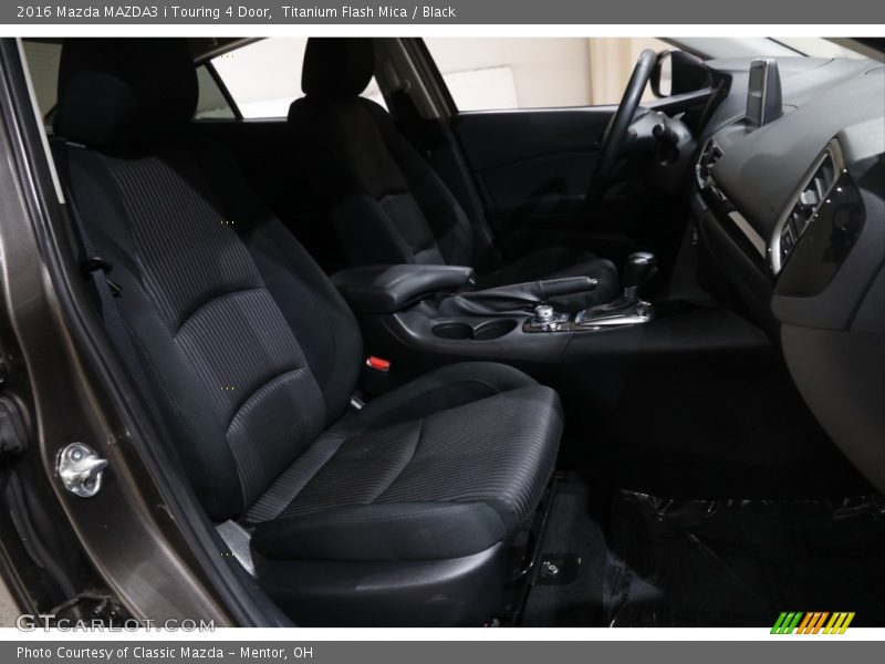 Titanium Flash Mica / Black 2016 Mazda MAZDA3 i Touring 4 Door
