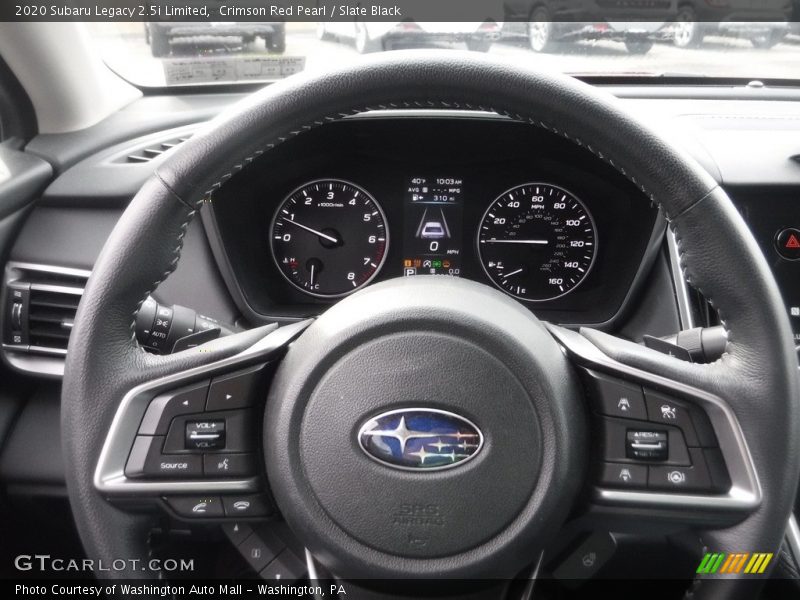 Crimson Red Pearl / Slate Black 2020 Subaru Legacy 2.5i Limited