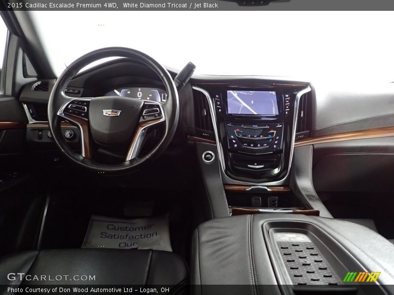 White Diamond Tricoat / Jet Black 2015 Cadillac Escalade Premium 4WD