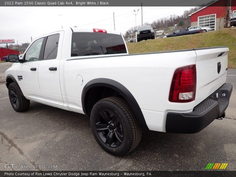 Bright White / Black 2022 Ram 1500 Classic Quad Cab 4x4