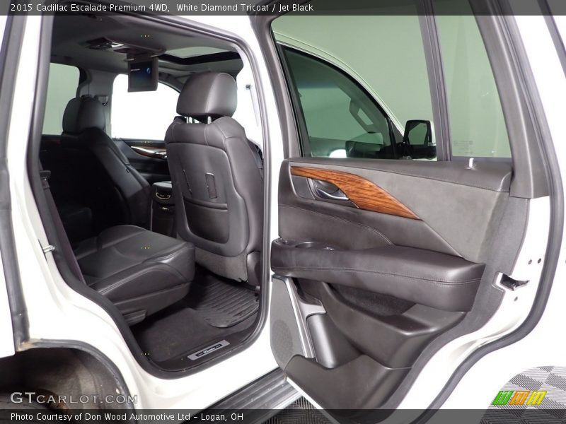 White Diamond Tricoat / Jet Black 2015 Cadillac Escalade Premium 4WD