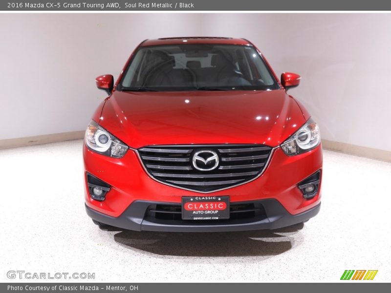 Soul Red Metallic / Black 2016 Mazda CX-5 Grand Touring AWD