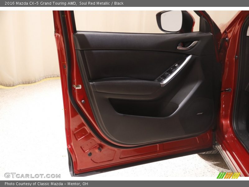 Soul Red Metallic / Black 2016 Mazda CX-5 Grand Touring AWD
