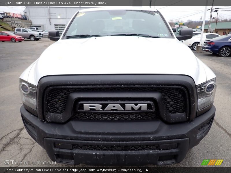 Bright White / Black 2022 Ram 1500 Classic Quad Cab 4x4