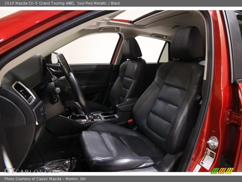 Soul Red Metallic / Black 2016 Mazda CX-5 Grand Touring AWD
