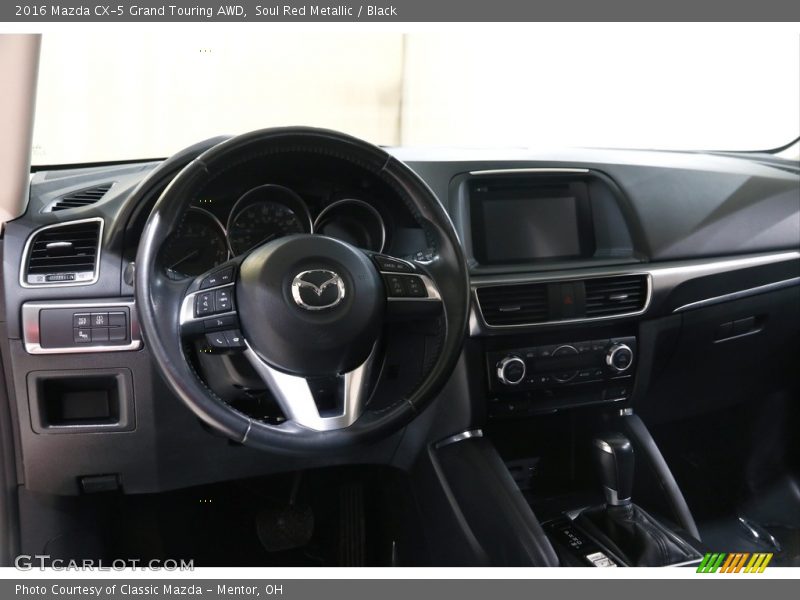 Soul Red Metallic / Black 2016 Mazda CX-5 Grand Touring AWD