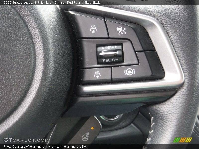 Crimson Red Pearl / Slate Black 2020 Subaru Legacy 2.5i Limited