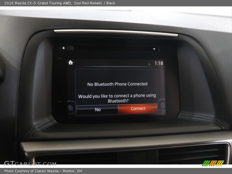 Soul Red Metallic / Black 2016 Mazda CX-5 Grand Touring AWD
