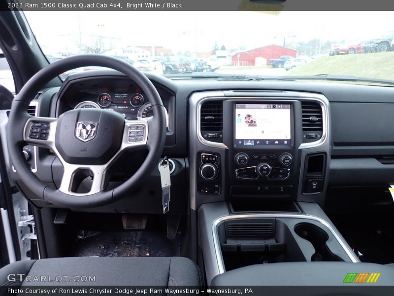 Bright White / Black 2022 Ram 1500 Classic Quad Cab 4x4
