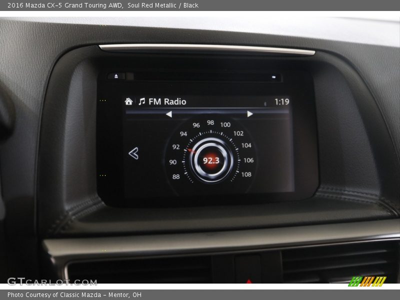 Soul Red Metallic / Black 2016 Mazda CX-5 Grand Touring AWD