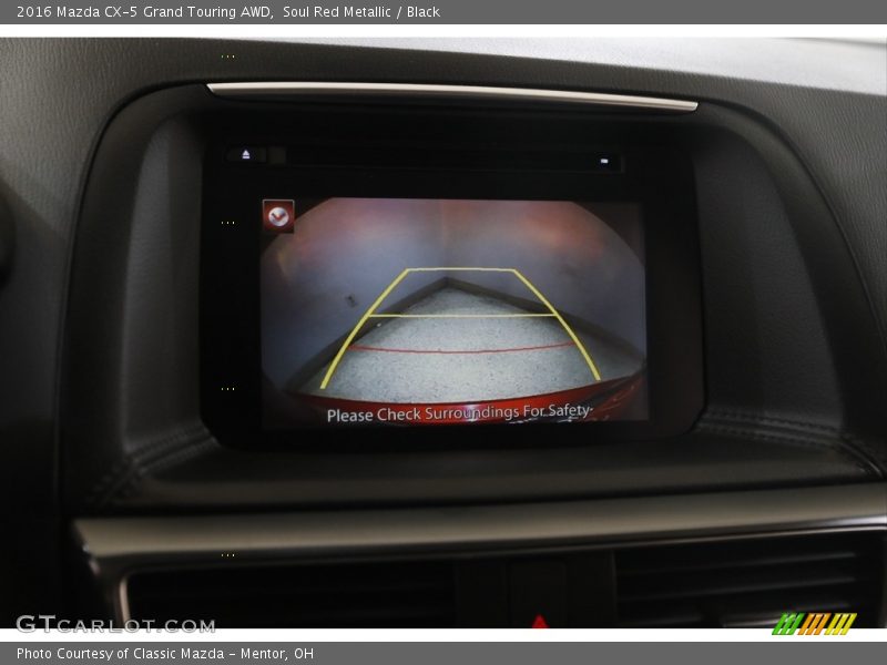Soul Red Metallic / Black 2016 Mazda CX-5 Grand Touring AWD
