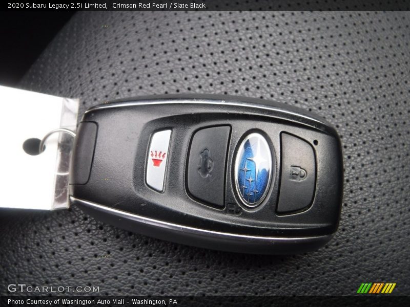 Crimson Red Pearl / Slate Black 2020 Subaru Legacy 2.5i Limited