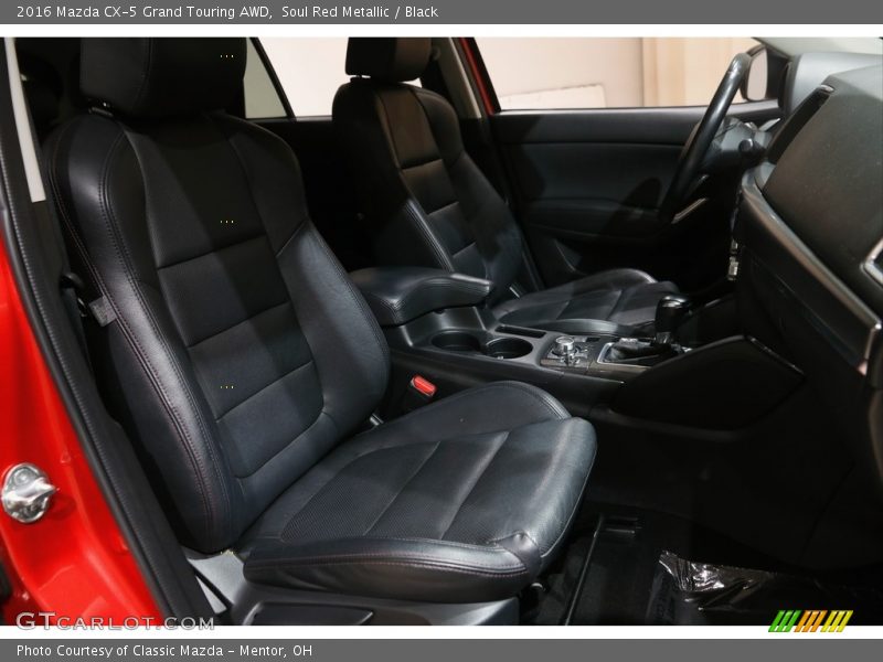 Soul Red Metallic / Black 2016 Mazda CX-5 Grand Touring AWD